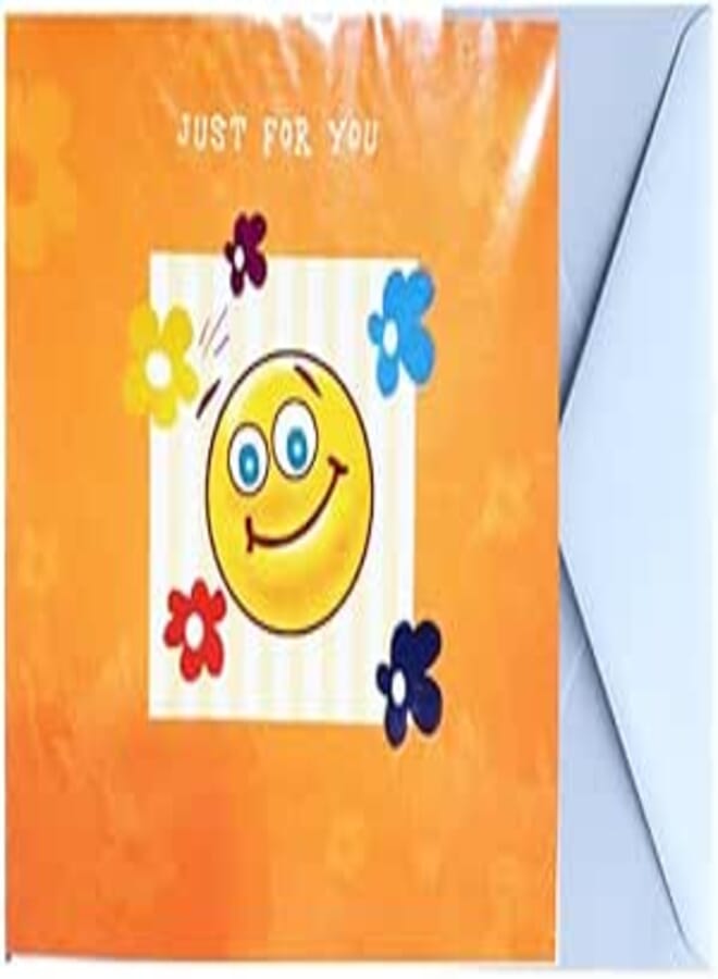JUST FOR YOU Birthday invitation card (25x25).